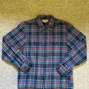 Wallace and Barnes Zip Flannel Jacket